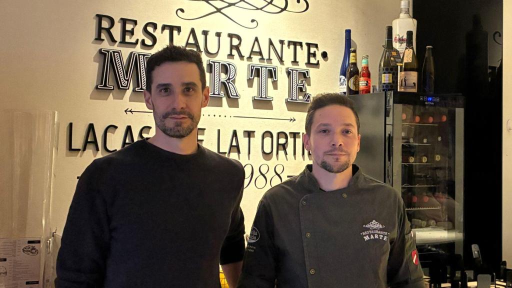 Pablo y Hugo, al frente del restaurante Marte desde 2017