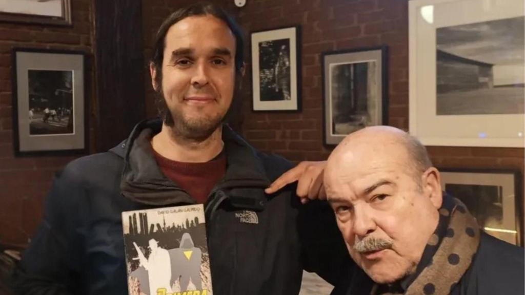 Antonio Resines, junto a su hijo Ricardo, en una imagen de las redes sociales.