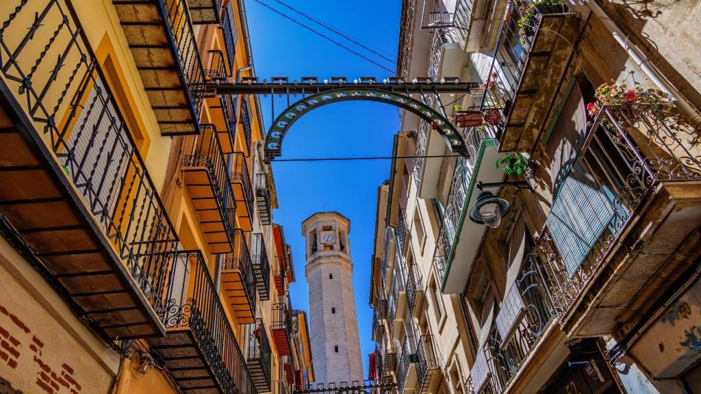 Una de las calles de Alcoy.