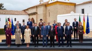 Foto de familia de la XXXVI Cumbre Hispano-Portuguesa