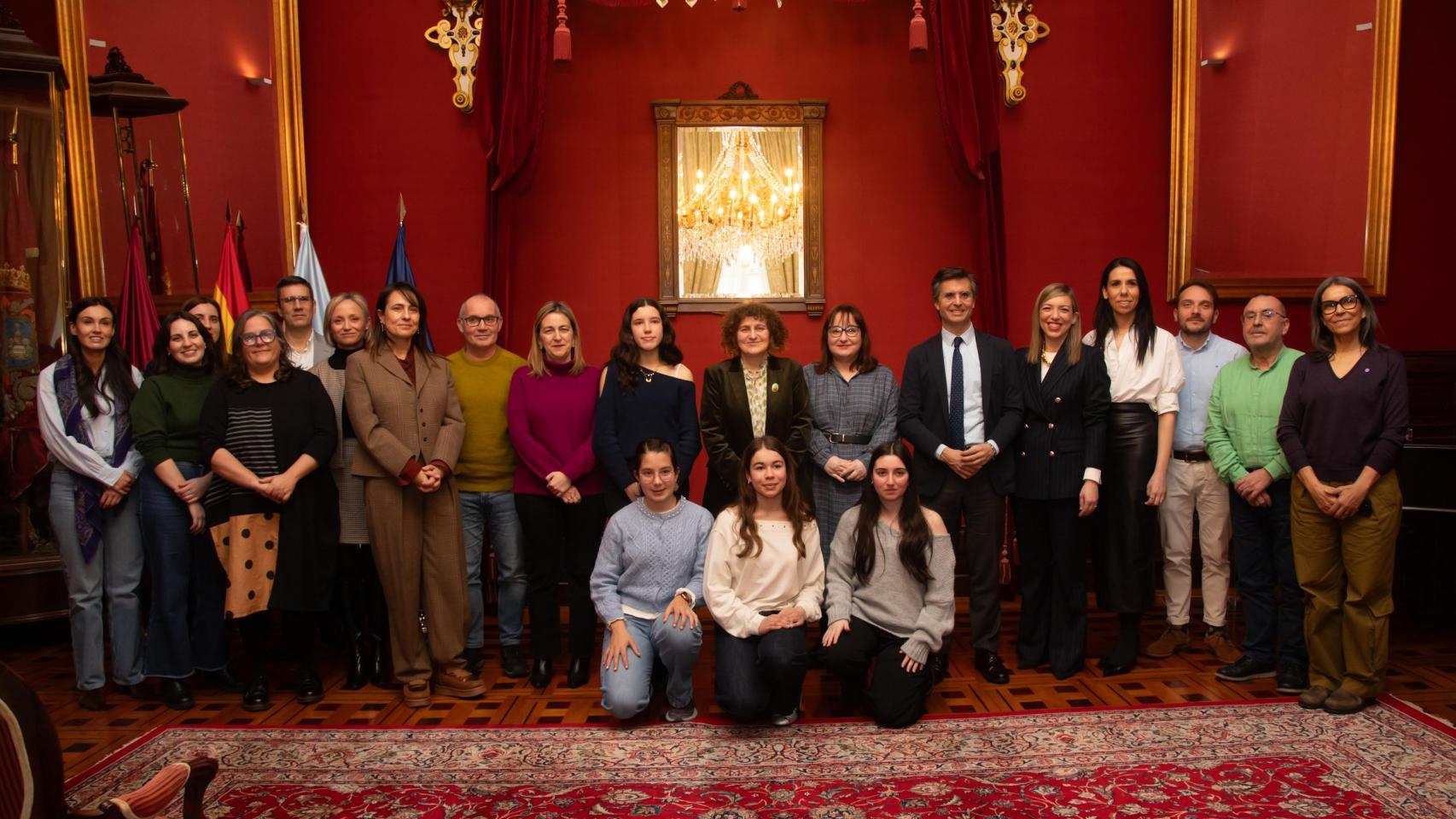 Celebración de la lectura del manifiesto por el 8M y el fallo del Premio Xohana Torres