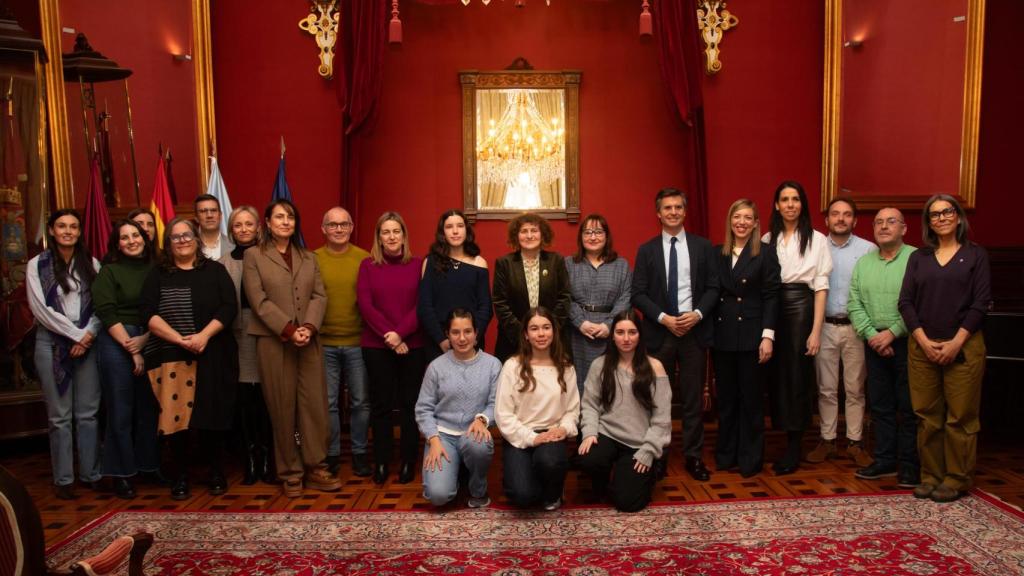 Celebración de la lectura del manifiesto por el 8M y el fallo del Premio Xohana Torres