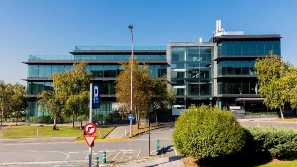 Edificio del centro de negocios BCA28 en el polígono de Agrela en A Coruña.