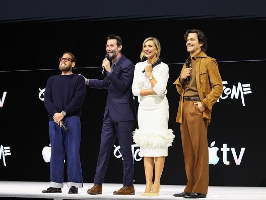Jonah Hill, Keanu Reeves, Cameron Díaz y Matt Bomer.