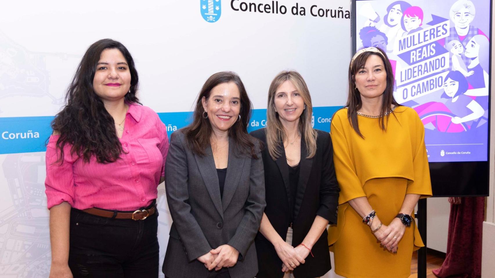 Presentación de la programación de actividades por el 8M de A Coruña.