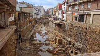 Imagen de la localidad de Chiva tras la dana.