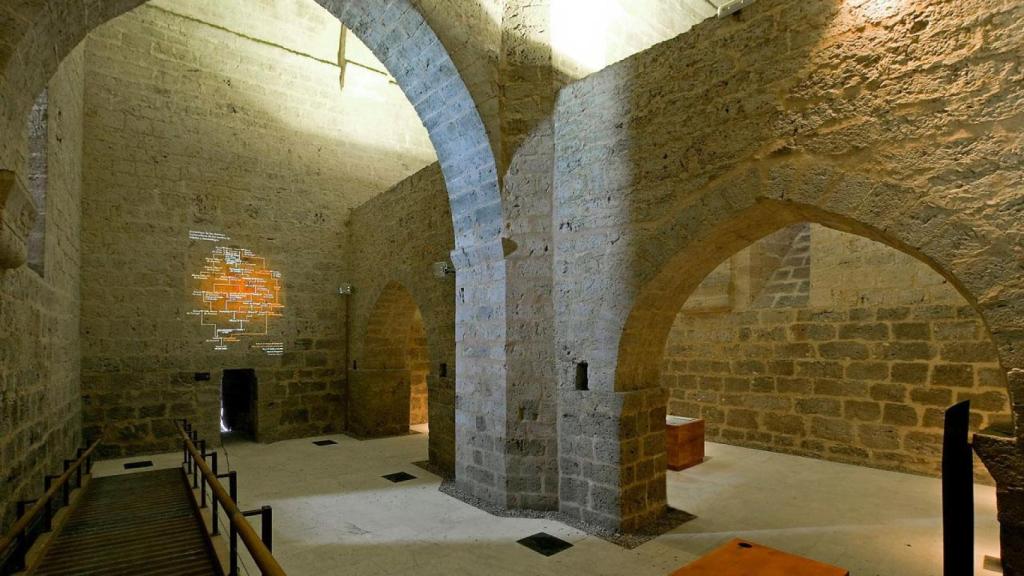Interior del castillo de Montealegre de Campos