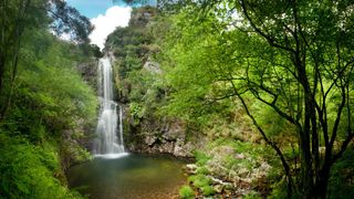 Cascada del Cioyo, en Asturias