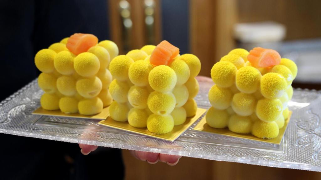 Una de los postres de El Mundo