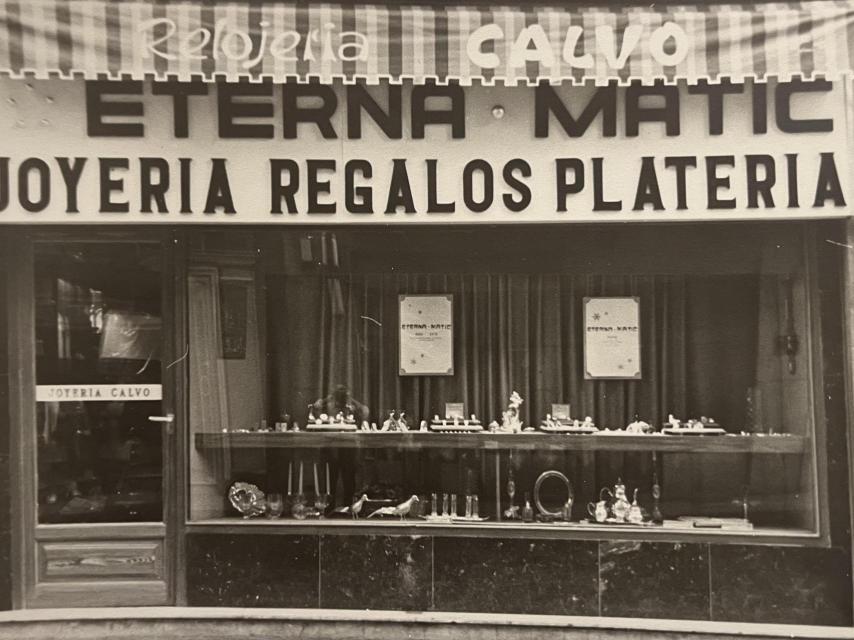 Imagen antigua de una Joyería Calvo