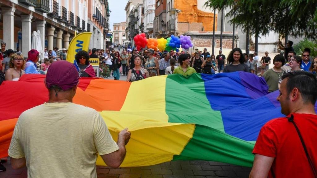 Una protesta en favor de los derechos LGTBI.