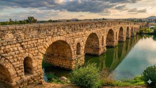 El Puente Romano de Mérida, en Extremadura.