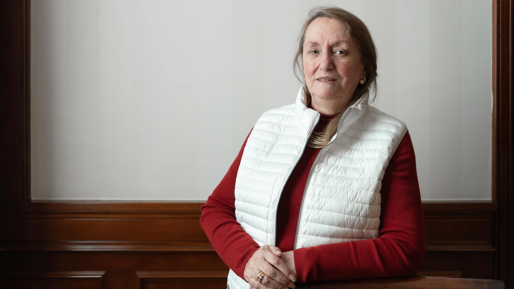 Amelia Valcárcel, posa tras la entrevista para EL ESPAÑOL.