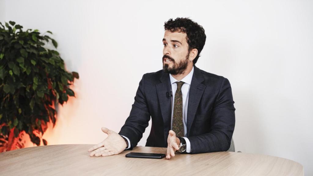 Carlos H. Quero, portavoz de Vivienda de Vox, esta semana en Bruselas.