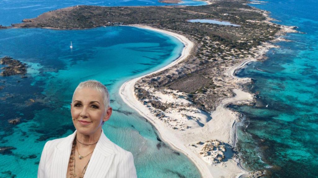 Ana Torroja y la isla que visita en un montaje de BLUPER