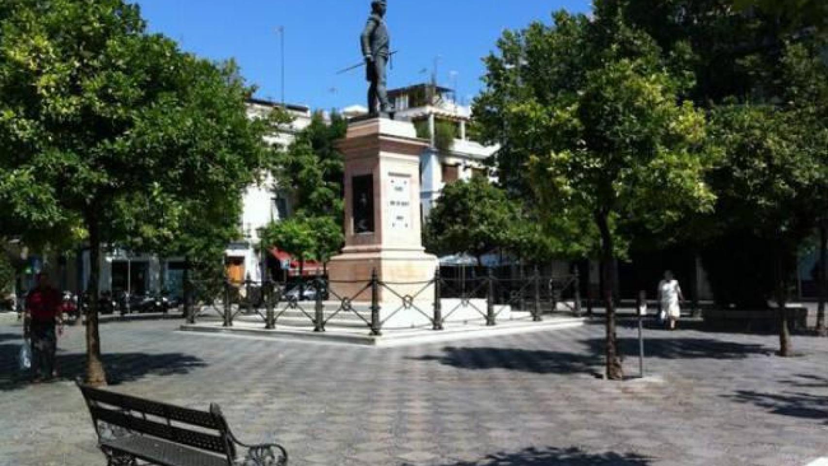 Plaza de la Gavidia, en el centro de Sevilla.