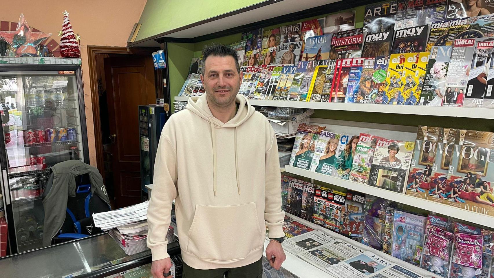 David Pimentel, del Kiosco Castelao de Coia (Vigo).
