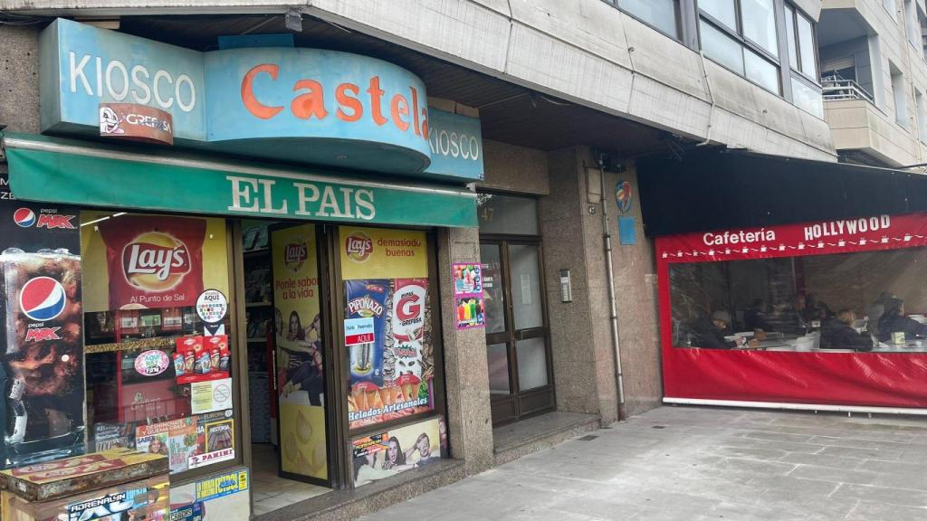 Kiosco Castelao, en Coia (Vigo).
