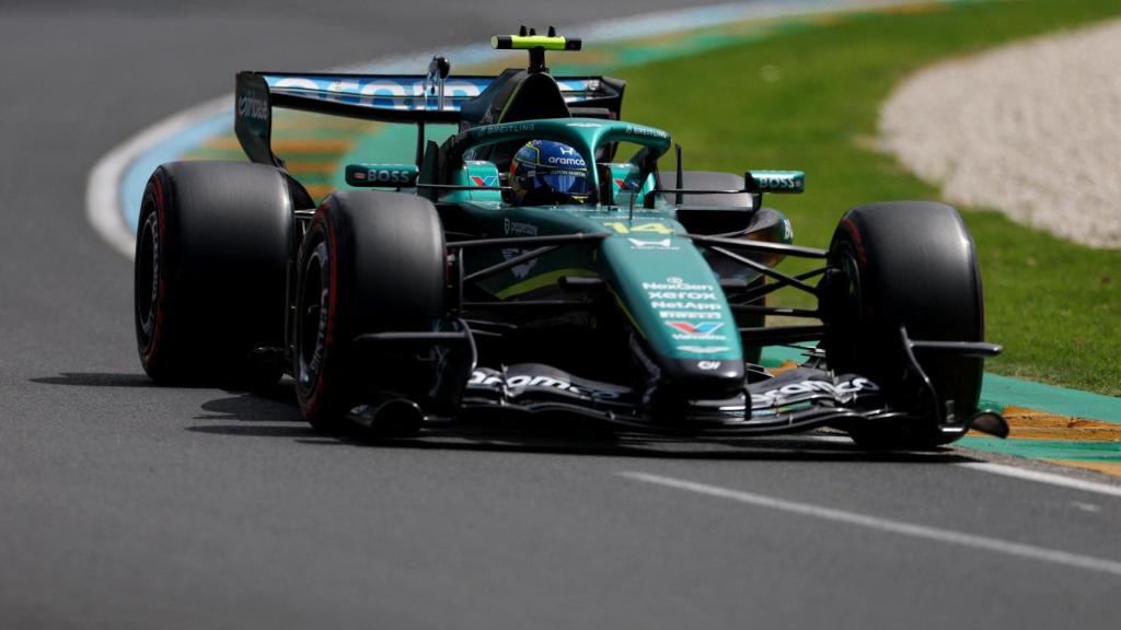 Fernando Alonso, durante la clasificación del GP de Australia 2026