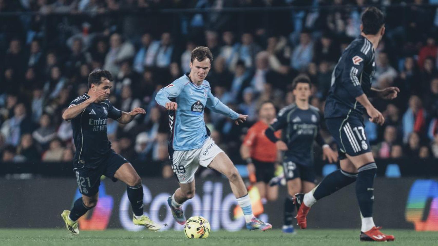Williot durante el partido contra el Real Madrid, a 6 de marzo de 2026