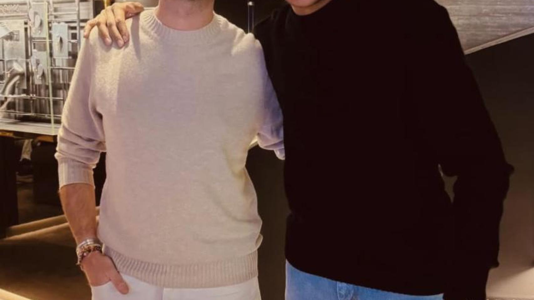 Kylian Mbappé, junto al CEO de Messika