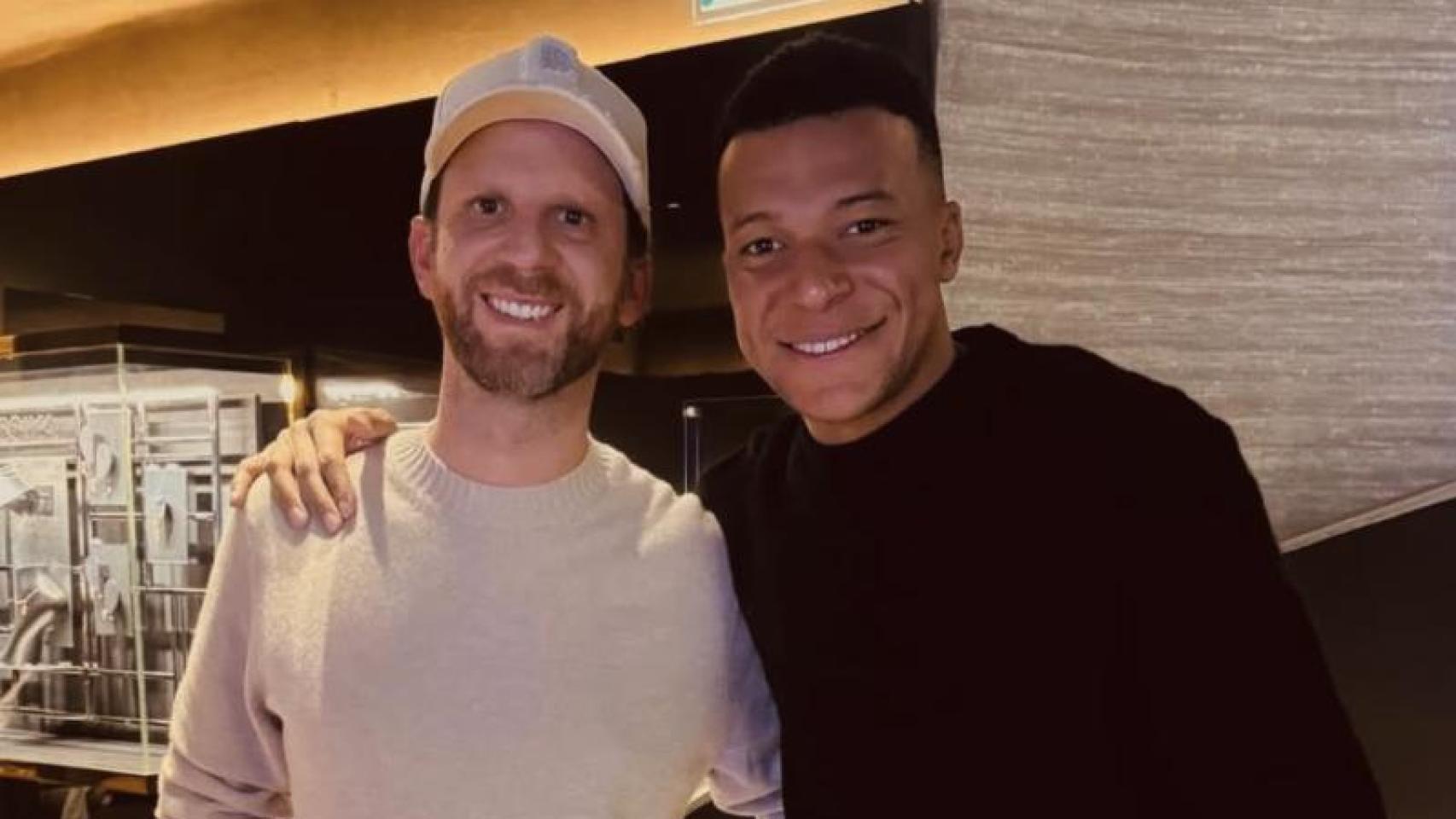 Kylian Mbappé, junto al CEO de Messika