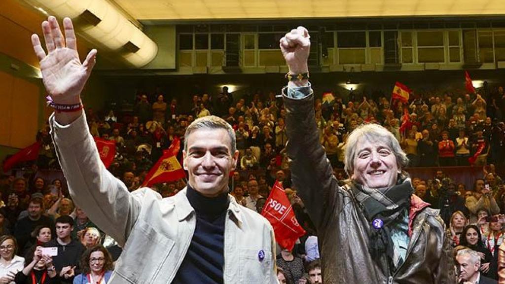 Pedro Sánchez, Carlos Martínez, Ana Redondo y Luis Rey.