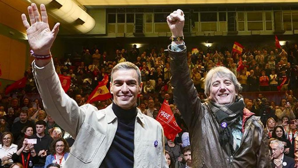 Pedro Sánchez, Carlos Martínez, Ana Redondo y Luis Rey.