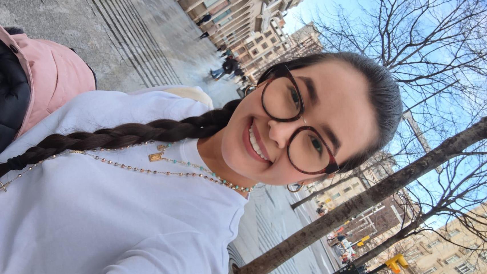 Lourdes Gómez, venezolana de 28 años en Zaragoza.