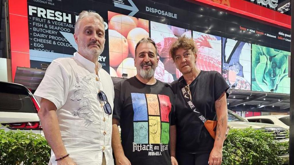 Jorge, Aurora y Augusto, tres de los bercianos.