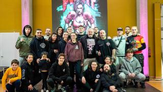 Imagen de la visita de Rioboo.