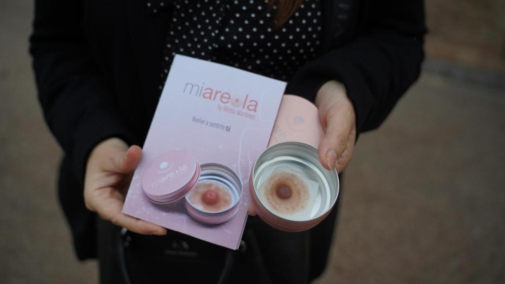 Una de las prótesis que diseña Mireia Martínez, de su proyecto Miareola.