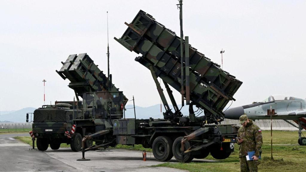 Sistemas de defensa antimisiles Patriot.