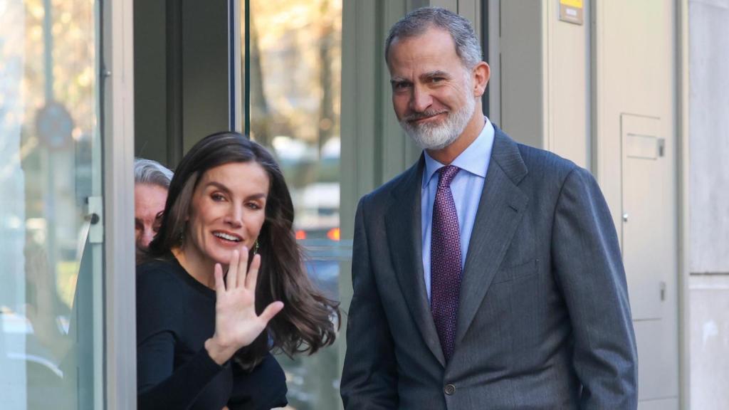 Los reyes Felipe y Letizia han visitado un cine en el centro de Madrid, el pasado sábado, 7 de marzo.