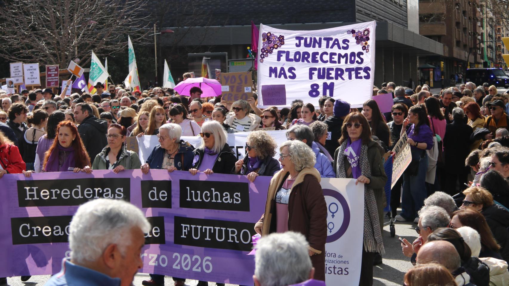 Manifestación del 8-M en Zaragoza