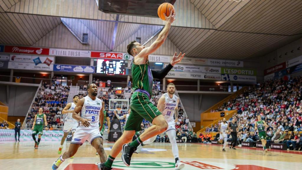 Imagen del partido del Unicaja.