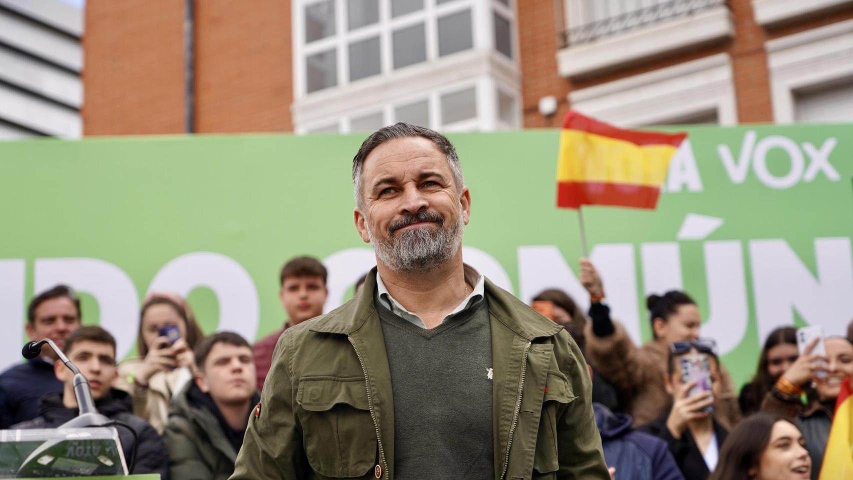 Santiago Abascal. líder nacional de Vox.