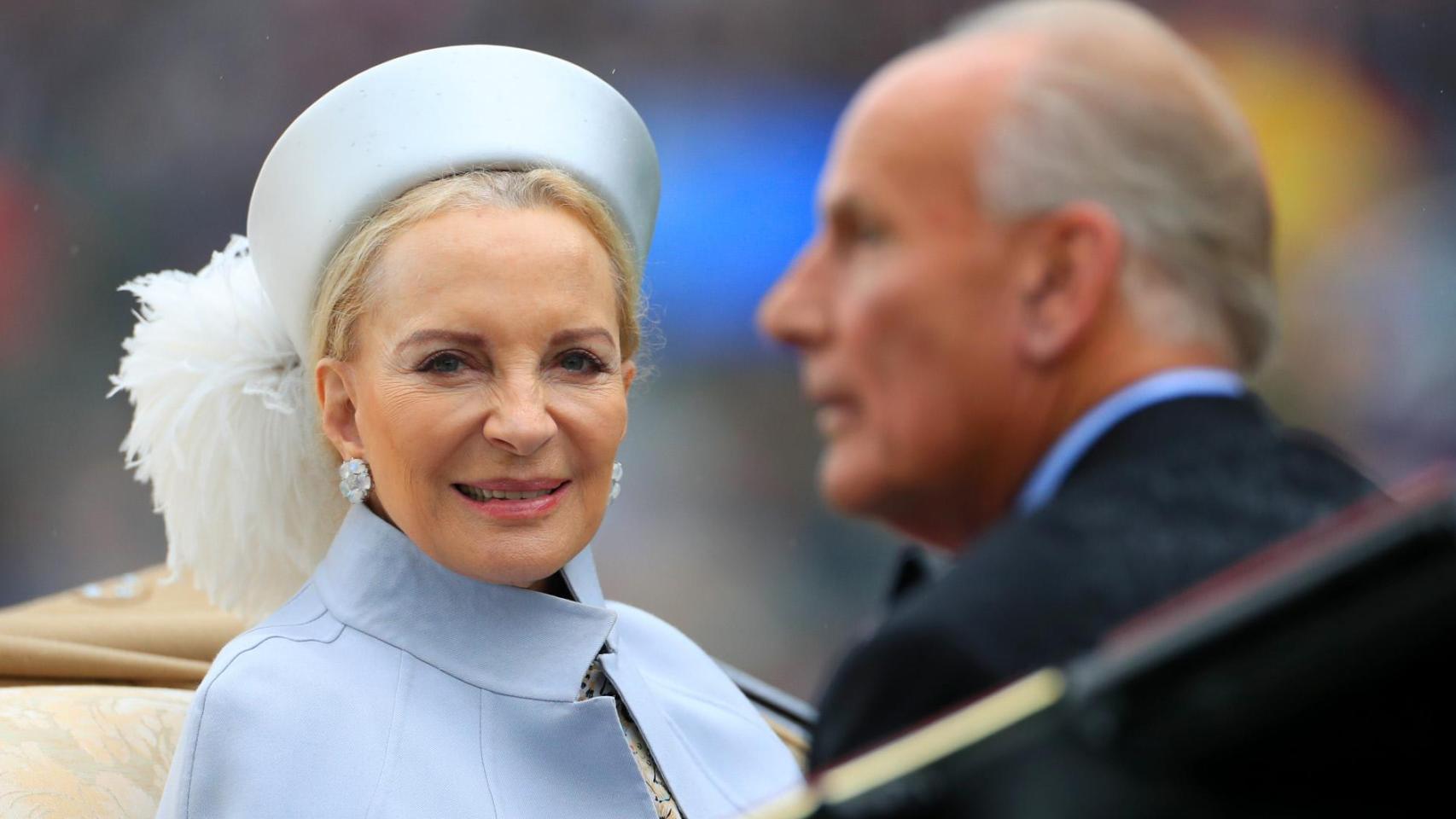 La princesa Michael de Kent, en as carreras de Ascot, en 2019.