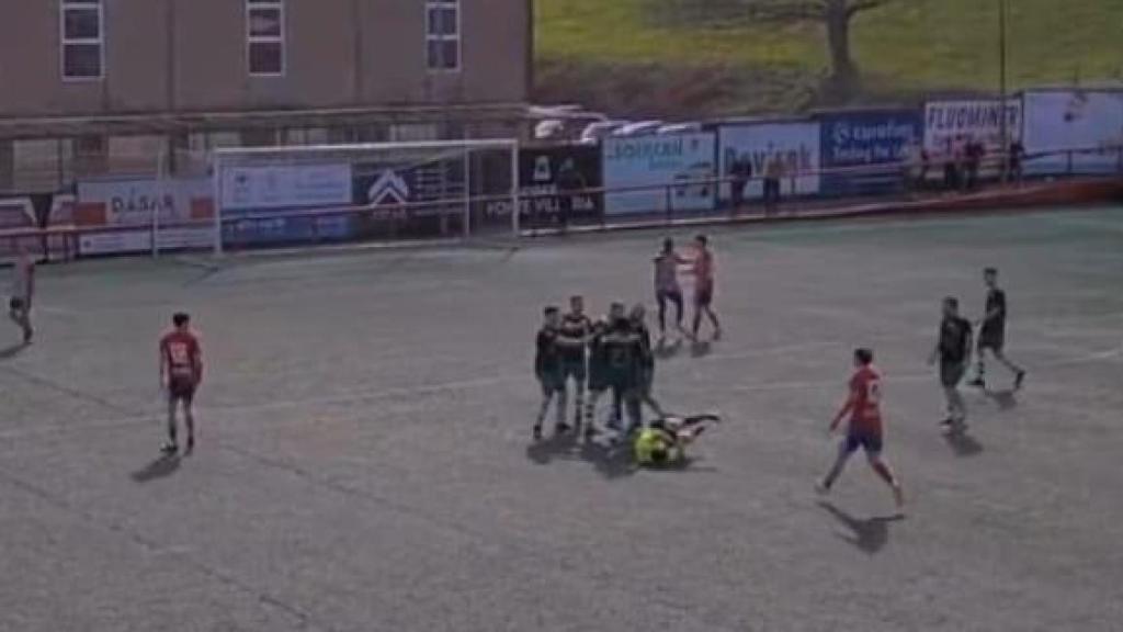 La agresión a un árbitro en el fútbol asturiano.