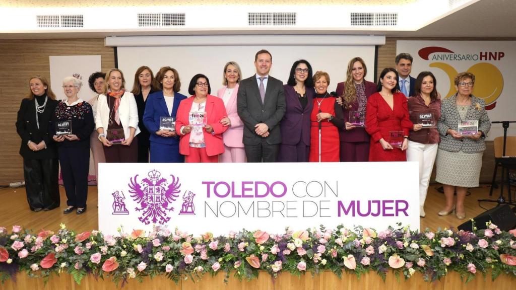Premios 'Toledo con nombre de mujer' que ha organizado el Ayuntamiento este 8M.