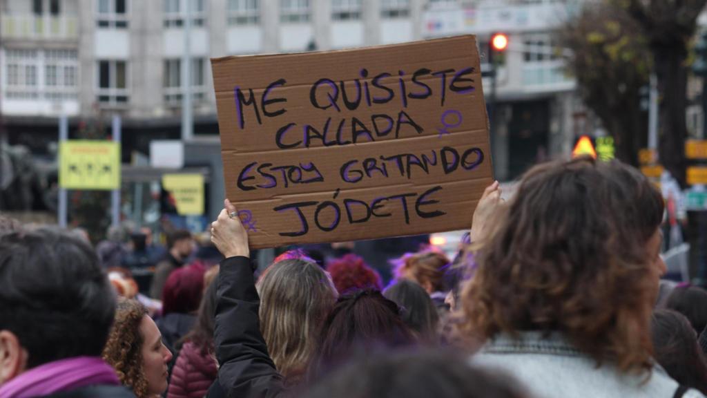 Manifestación por el 8M en Vigo