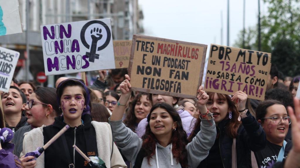 Manifestación por el 8M en Vigo