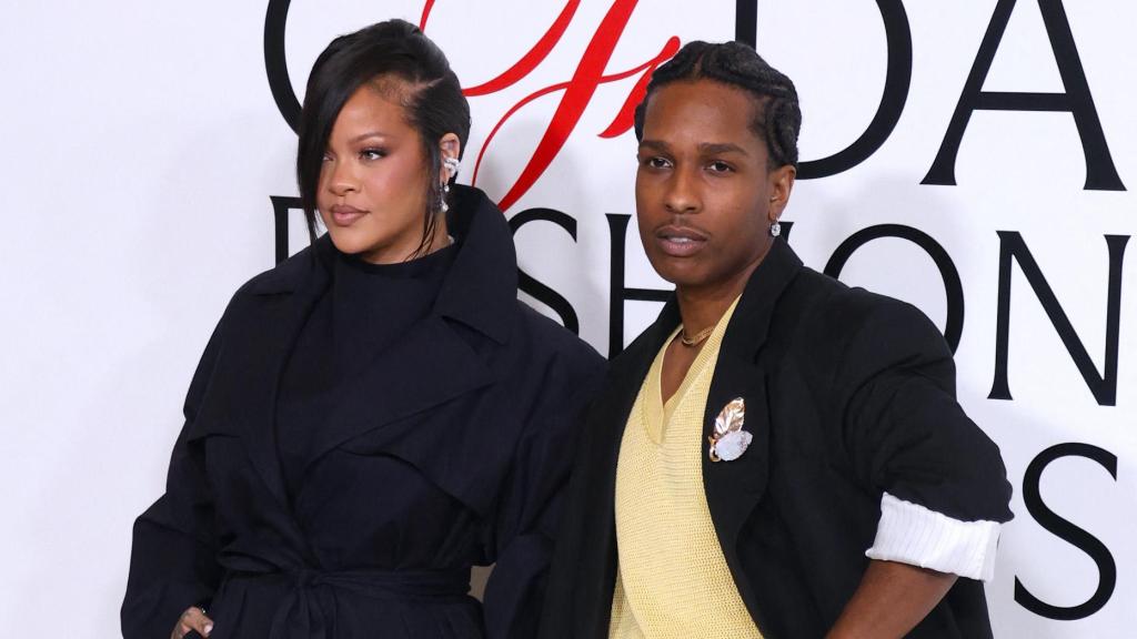 Rihanna y su marido, A$AP Rocky, el pasado mes de noviembre.