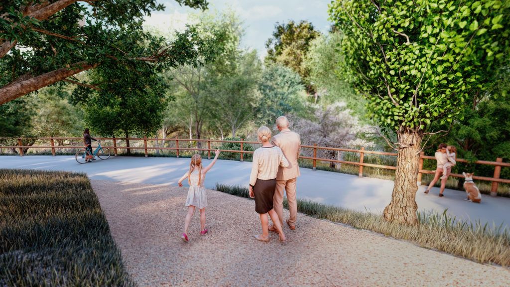 La nueva imagen del Río Huerva con caminos para pasear.
