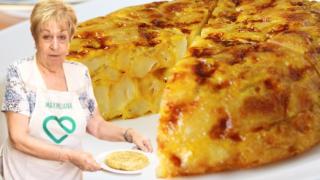 Conchita Polo y su receta de tortilla de patata