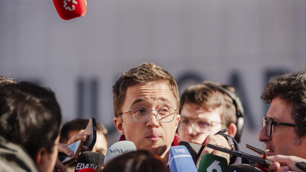 Íñigo Errejón el pasado 16 de enero de 2025 tras declarar ante el juez.