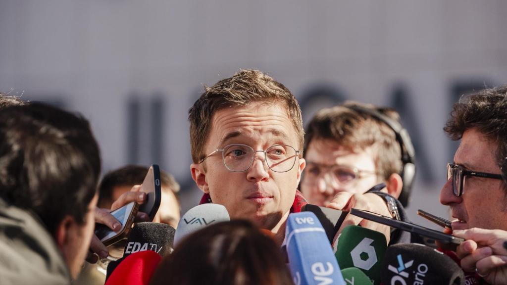 Íñigo Errejón el pasado 16 de enero de 2025 tras declarar ante el juez.