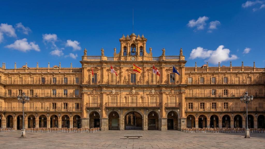La Plaza Mayor de Salamanca.