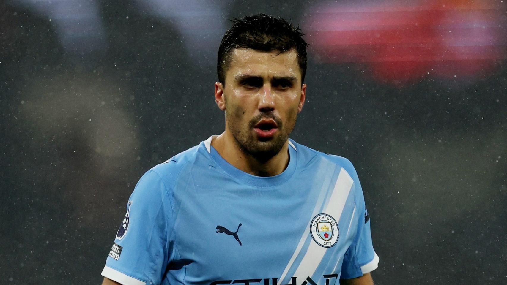 Rodri durante un partido
