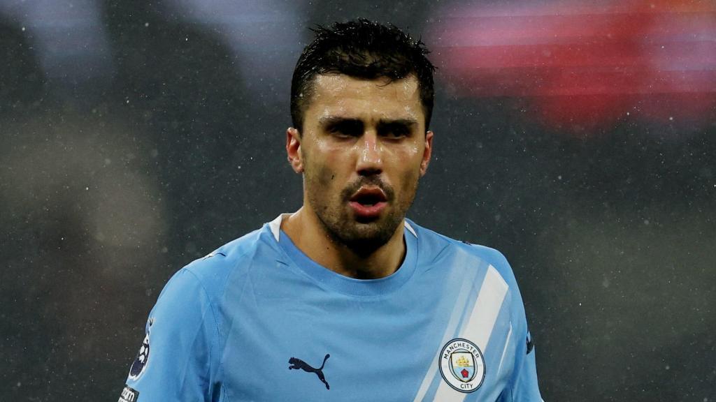 Rodri durante un partido